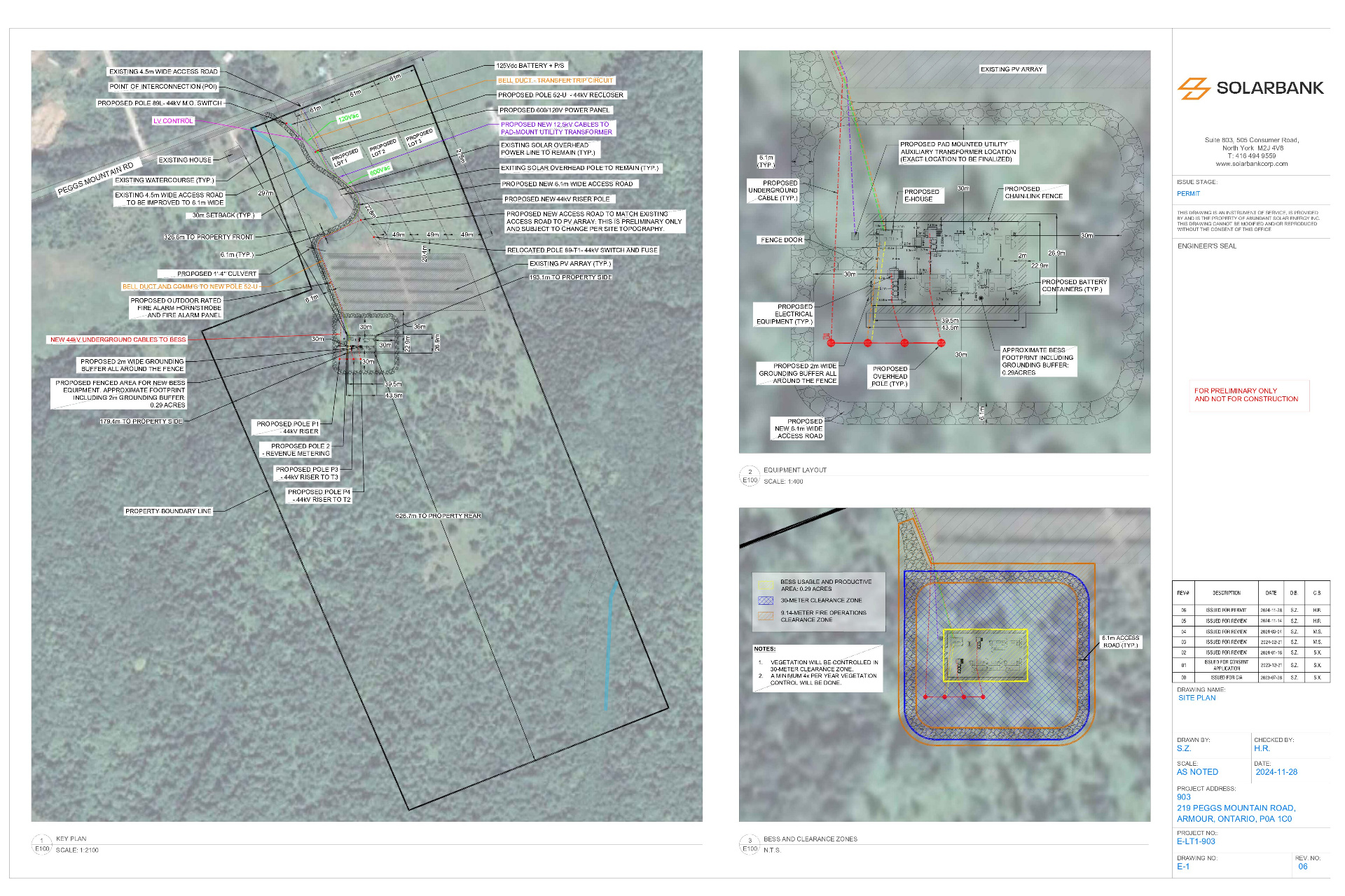 BESS Township of Armour — Site Plan